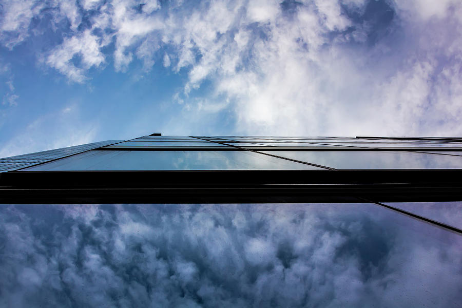 Reflective Glass Office Building  #7 Photograph by Robert Ullmann