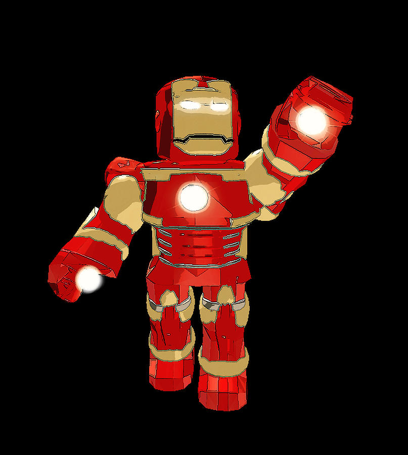 Roblox Digital Art By Kuda Kaki - roblox catalog model iron man
