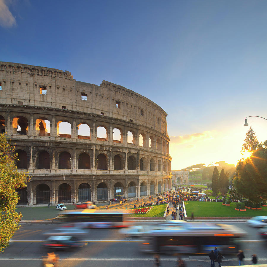 Rome, Coliseum, Italy Digital Art by Maurizio Rellini - Fine Art America