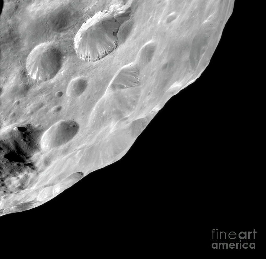 Saturns Moon Phoebe Photograph by Nasa/science Photo Library