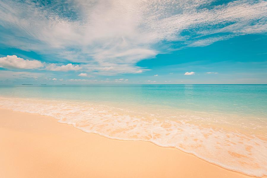 Paradise Photograph - Sea Sand Sky Concept. Tropical Island #7 by Levente Bodo
