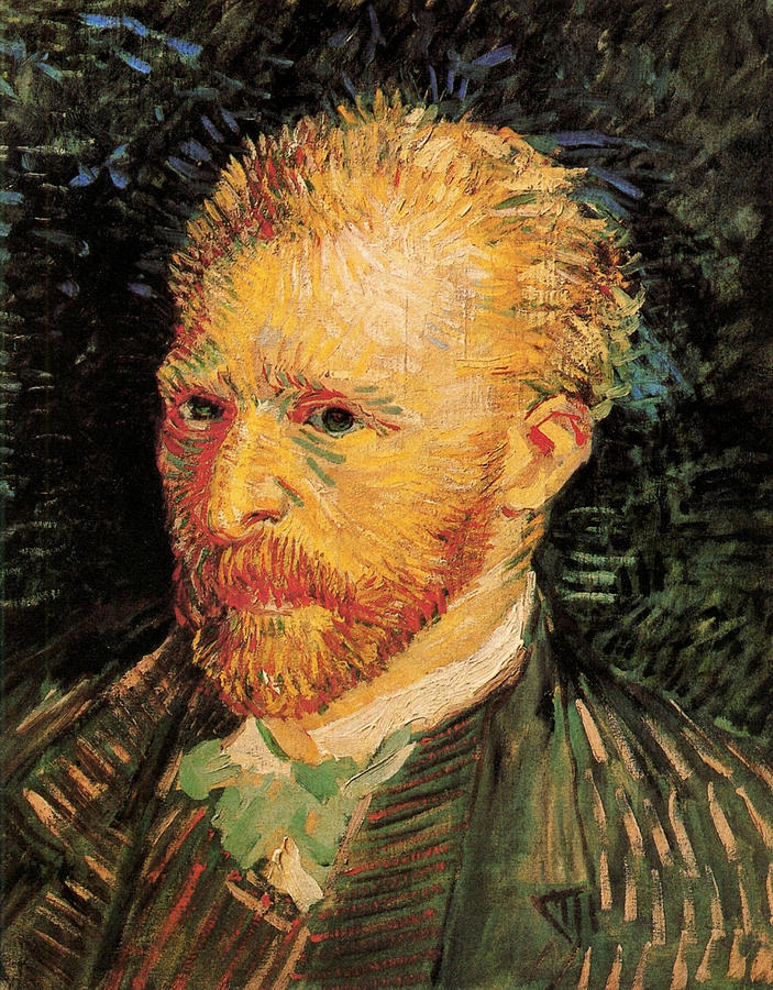 Self Portrait of Vincent Van Gogh #7 Painting by 