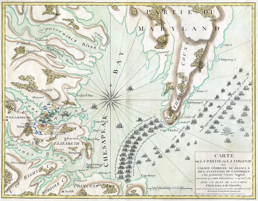 Siege Of Yorktown, 1781 Painting By Granger - Pixels