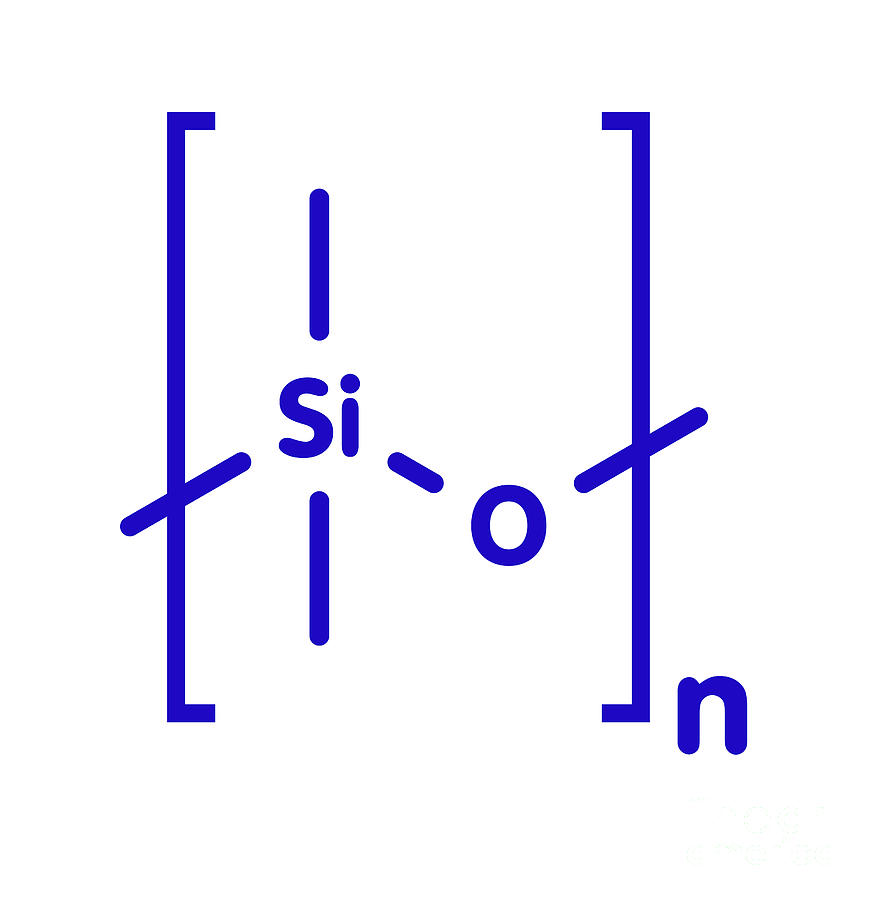 Silicone Oil Chemical Structure Photograph By Molekuul/science Photo ...