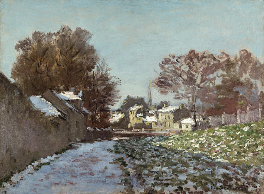 Snow at Argenteuil Painting by Claude Monet - Fine Art America