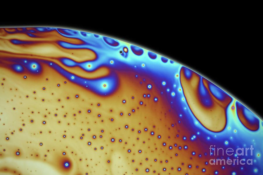 Soap Bubble Film Iridescence #7 Photograph by Karl Gaff / Science Photo Library