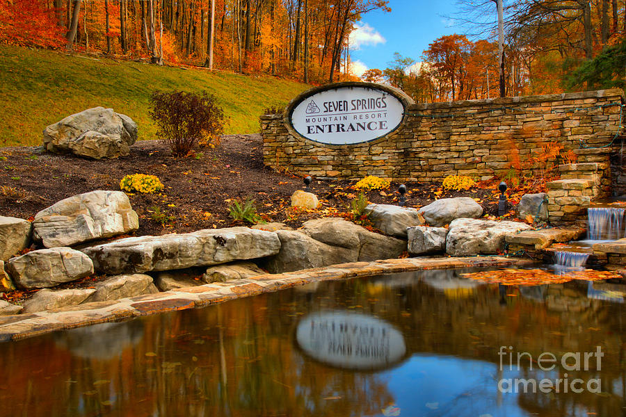 7 Springs Resort Entrance Photograph by Adam Jewell