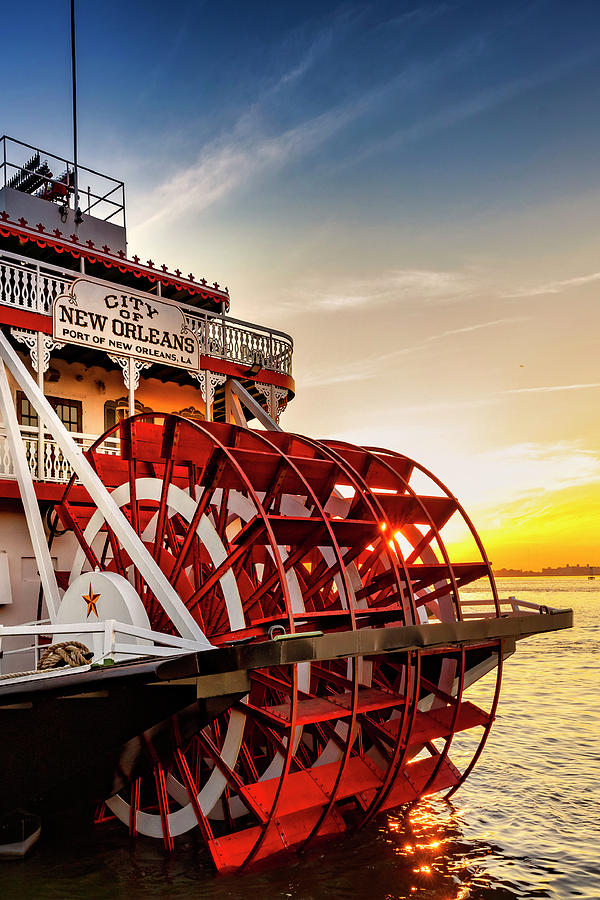 Steamboat, New Orleans, Louisiana #7 Digital Art by Claudia Uripos