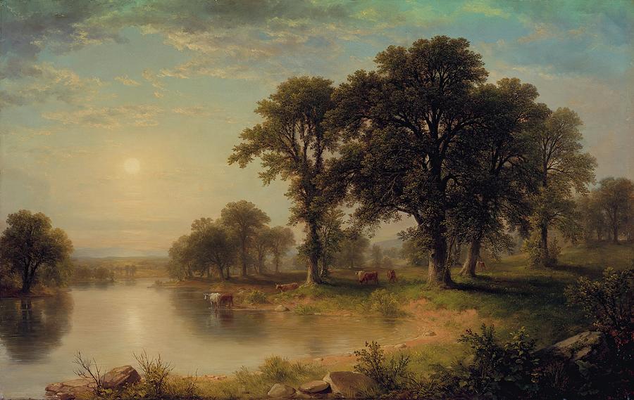 Summer Afternoon Painting by Asher Brown Durand