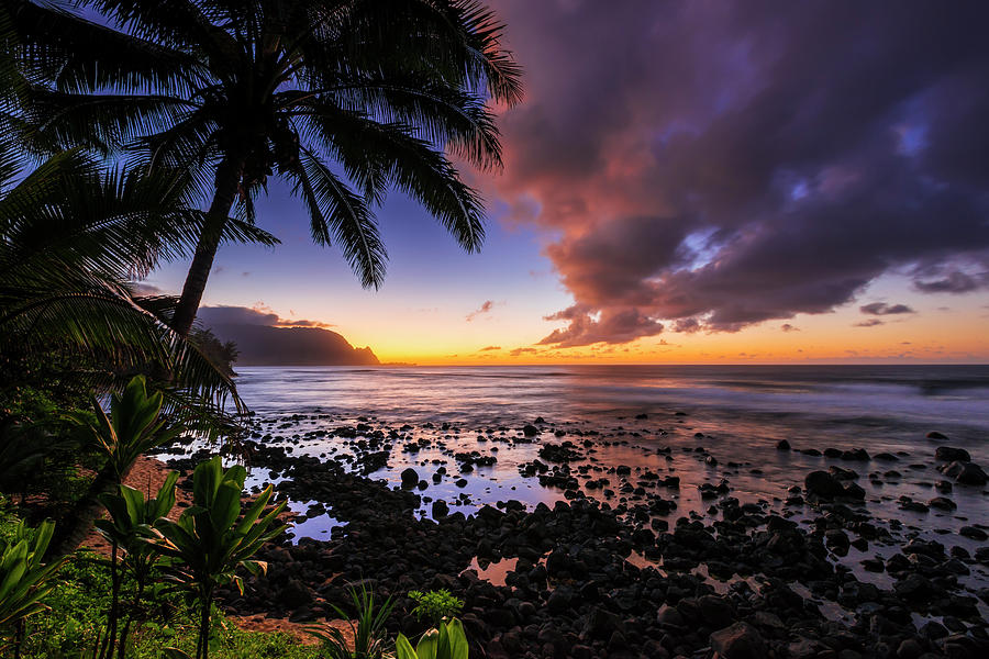 Sunset Over The Na Pali Coast #7 Photograph by Russ Bishop - Pixels