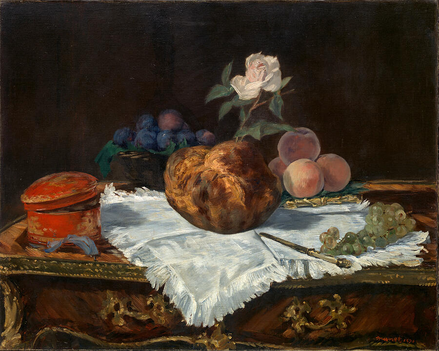 The Brioche #7 Painting by Edouard Manet