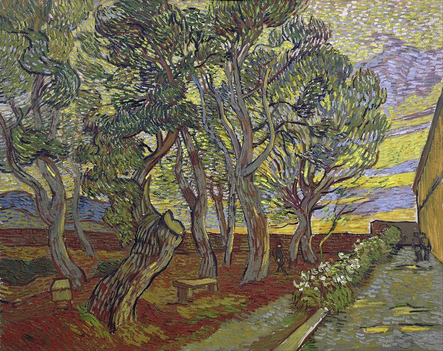 The Garden Of Saint Paul S Hospital Painting By Vincent Van Gogh Fine Art America