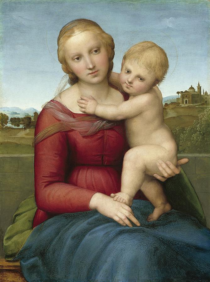 Raphael Painting - The Small Cowper Madonna by Raphael