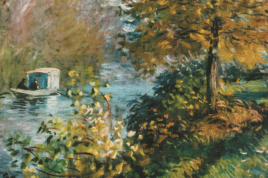 The Studio Boat #7 Painting by Claude Monet