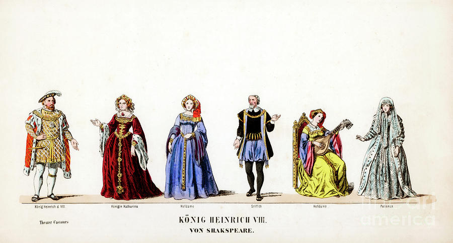 Theatre Costume Designs #7 Drawing by Print Collector