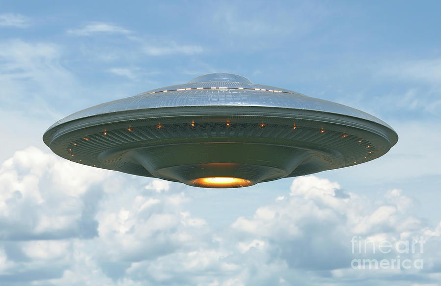 Unidentified Flying Object Photograph By Ktsdesign/science Photo ...