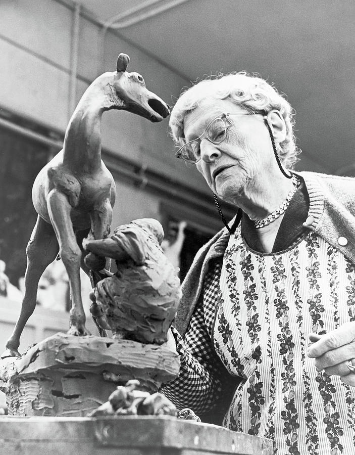 Anna Hyatt Huntington, American Sculptor Photograph by Library of Congress