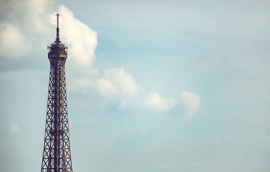 View of Eiffel Tower in Paris, France by Eduardo Huelin View of Eiffel Tower in Paris, France by Eduardo Huelin