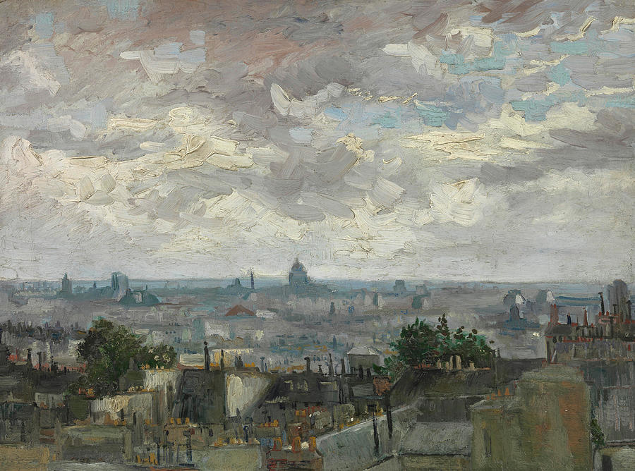 Vincent Van Gogh Painting - View of Paris #7 by Vincent van Gogh