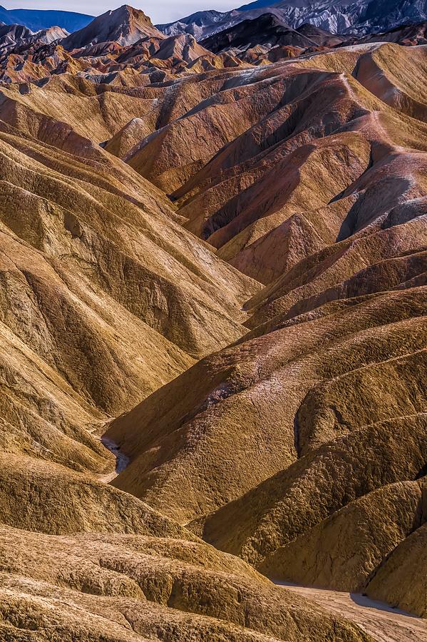 Zabriskie Point In Death Valley National Park #7 Photograph by Alex Grichenko