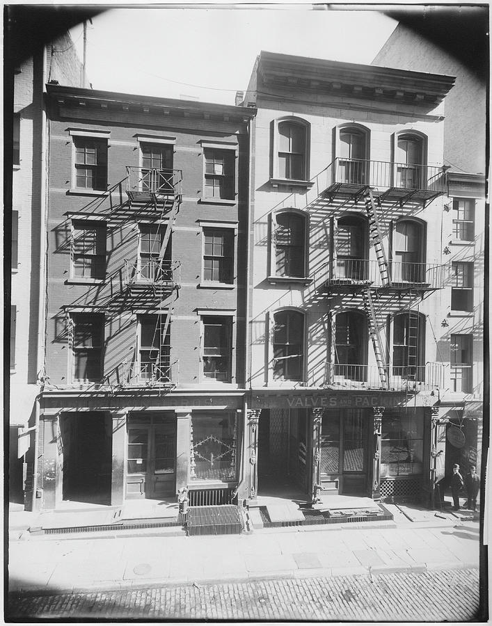 71-75 John Street Photograph by The New York Historical Society