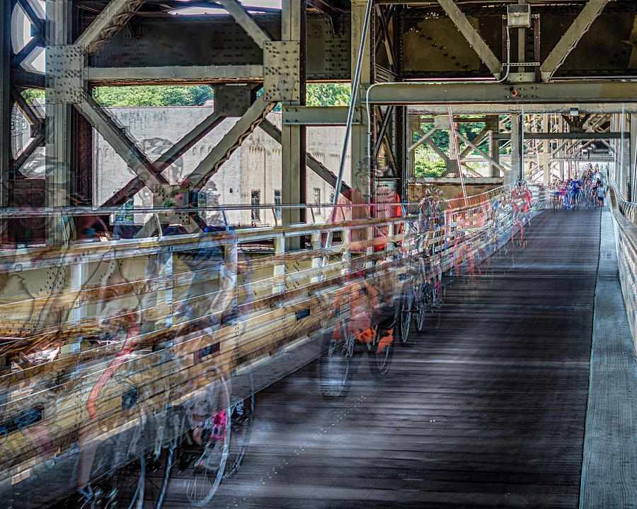 RiverWest 24 Bike Train Photograph by Kristine Hinrichs
