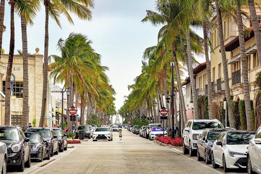 Florida, Palm Beach, Worth Avenue #73 Digital Art by Laura Diez