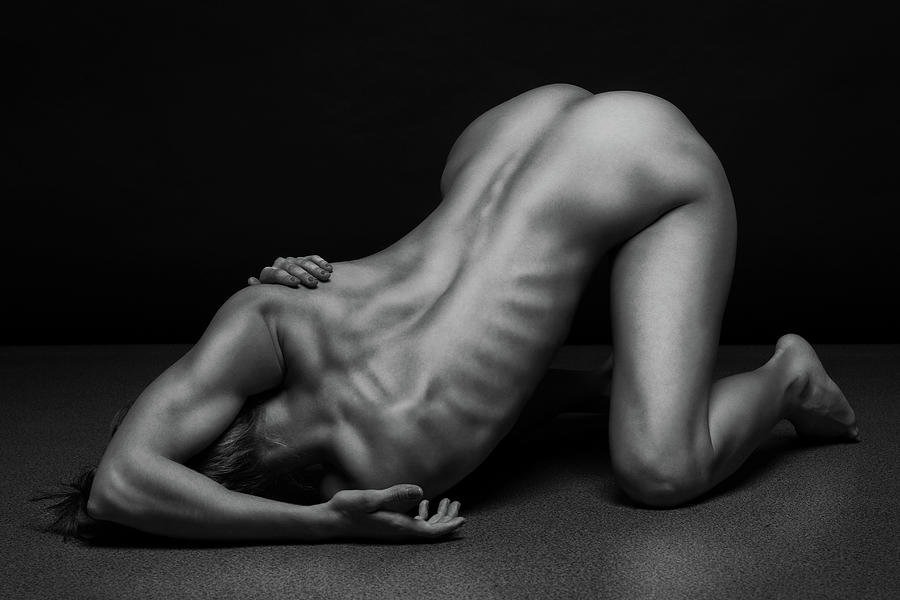 Black And White Photograph - Bodyscape #74 by Anton Belovodchenko