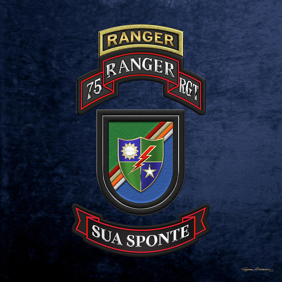 OFFICIAL  **NEW** 75th Ranger Regiment 2nd Battalion 2/75 Beret Flash 
