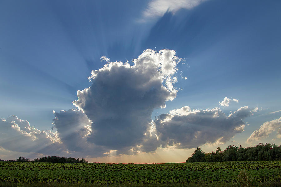 Summer Photograph - Prairie Storm Clouds #76 by Mark Duffy