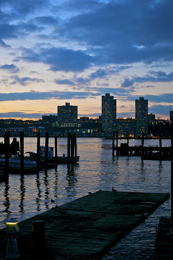79th St Boat Basin And Hudson At Sunset Photograph by Jaylazarin