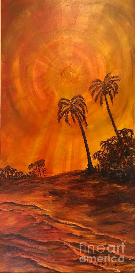 Lani Sun Painting by Michael Silbaugh