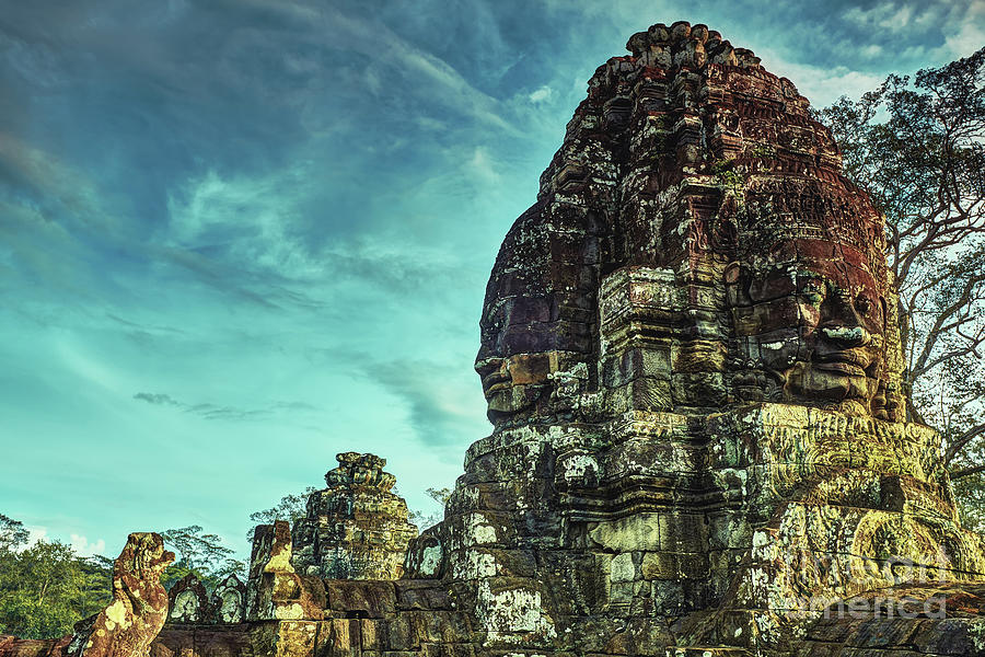  Bayon temple angkor wat unesco world heritage site #8 Photograph by MotHaiBaPhoto Prints