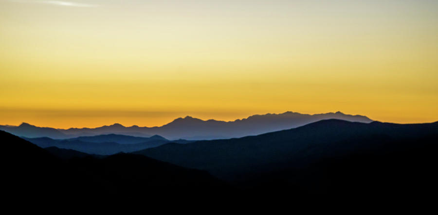 Beautiful Sunrise Over Mountain Layers Over Death Valley Nationa #8 Photograph by Alex Grichenko