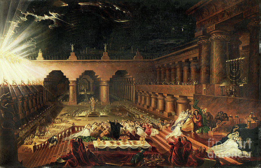 Belshazzar's Feast Painting By John Martin - Fine Art America