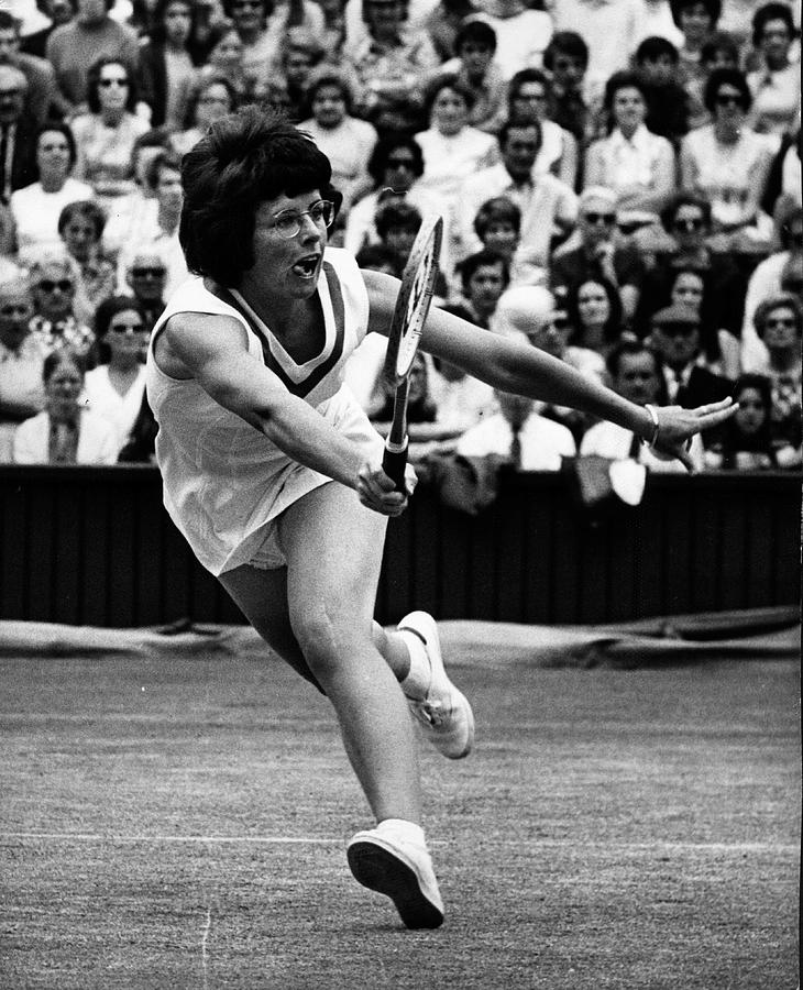Billie Jean King Of Tennis Photograph by Photo File | Fine Art America