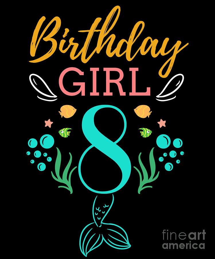 8th birthday girl