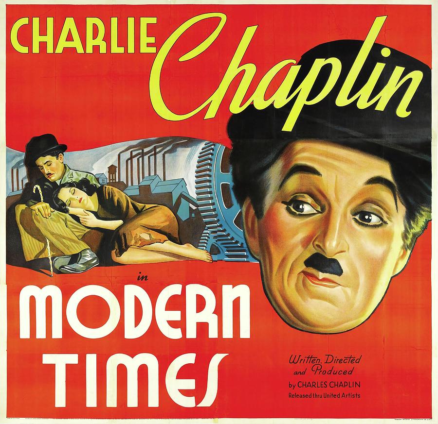 CHARLIE CHAPLIN in MODERN TIMES -1936-. #8 Photograph by Album