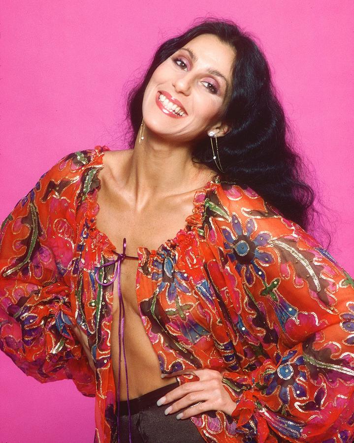 Cher Portrait Session by Harry Langdon