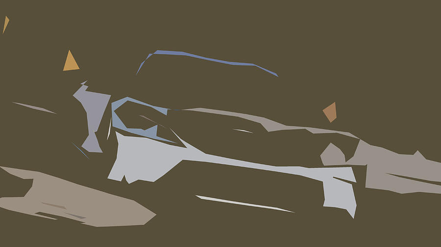 Dodge SRT Abstract Design #8 Digital Art by CarsToon Concept