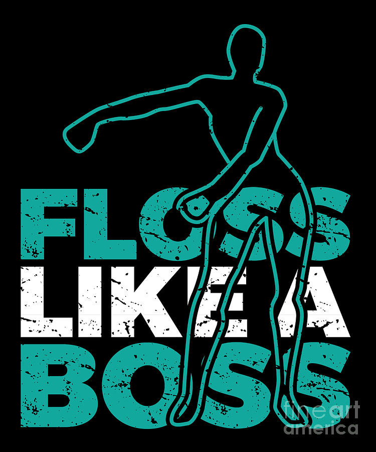 Floss Like a Boss Gift for School Kids Youth for School Dance or Party #4 Digital Art by Martin Hicks