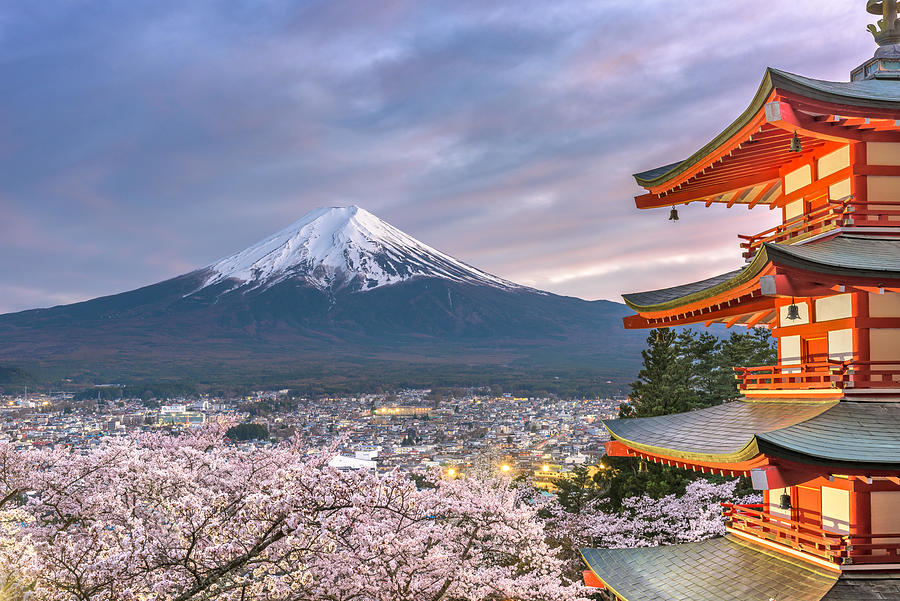 Fujiyoshida, Japan View Of Mt. Fuji #8 Photograph by Sean Pavone - Pixels