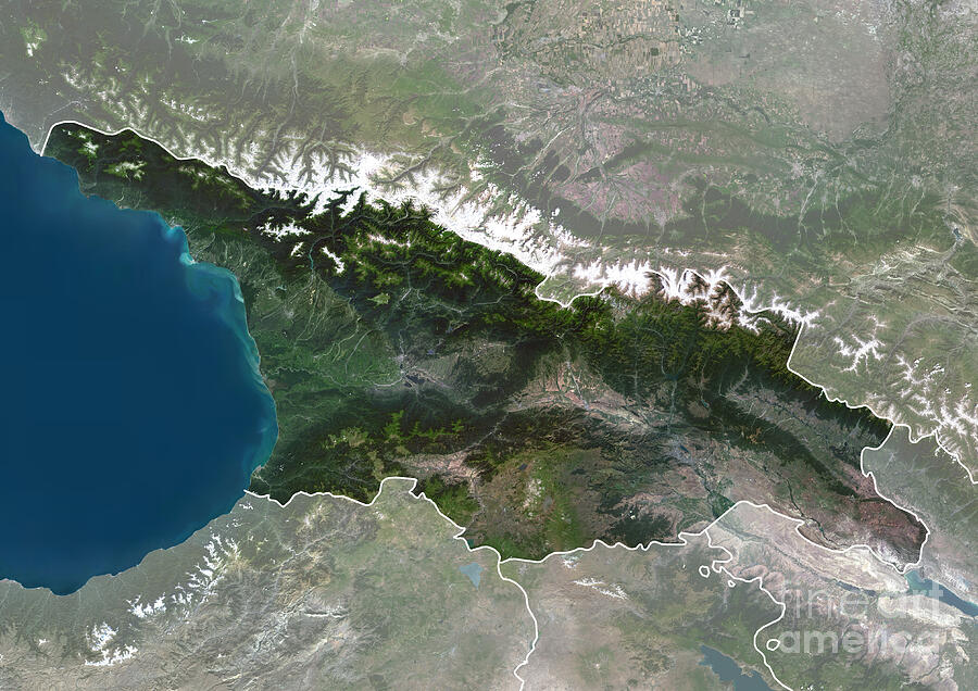 Georgia #8 Photograph by Planetobserver/science Photo Library Georgia #8 Photograph by Planetobserver/science Photo Library