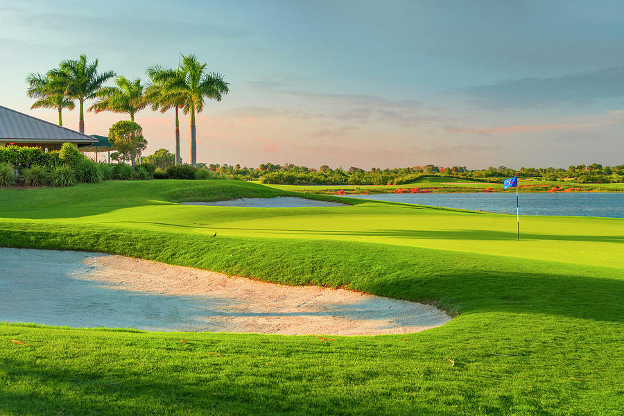 Golf Course In Boca Raton Florida #8 Digital Art by Laura Zeid