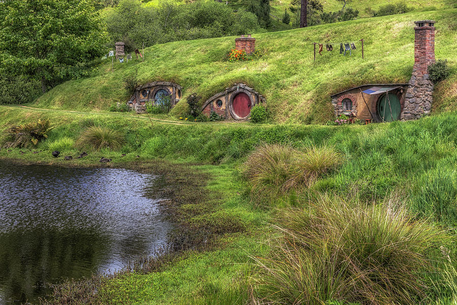 Landscape Photograph - Hobbiton - New Zealand #8 by Joana Kruse