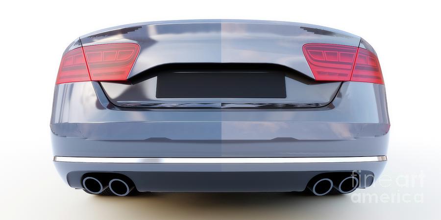 3d Photograph - Illustration Of A Car by Sebastian Kaulitzki/science Photo Library 3d Photograph - Illustration Of A Car by Sebastian Kaulitzki/science Photo Library