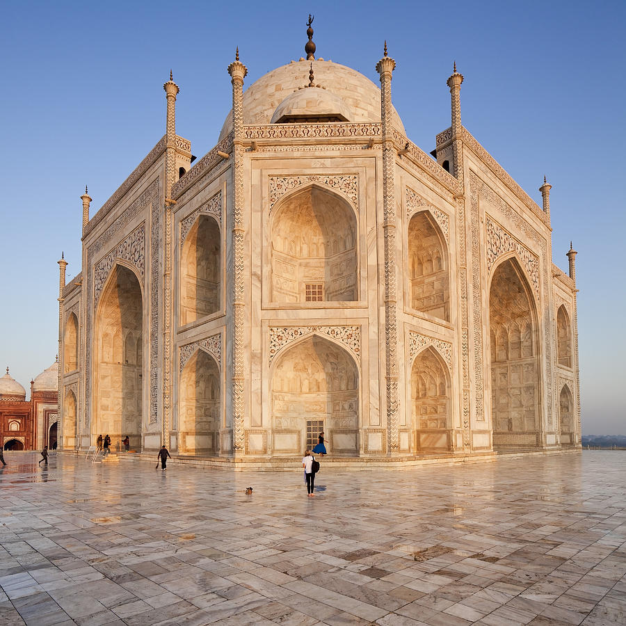 India, Agra, Taj Mahal #8 Digital Art by Luigi Vaccarella