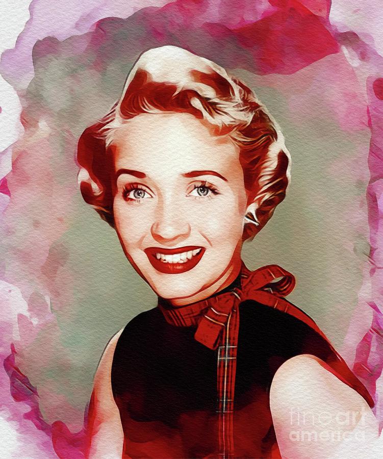 Hollywood Painting - Jane Powell, Vintage Actress #8 by Esoterica Art Agency