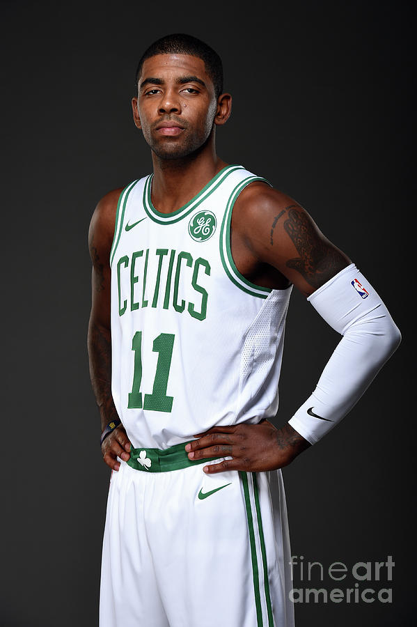 Kyrie Irving Boston Celtics Portraits #8 Photograph by Brian Babineau
