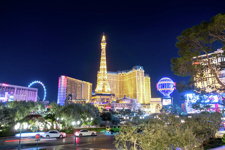 New York City Skyline In Las Vegas Nevada by Alex Grichenko